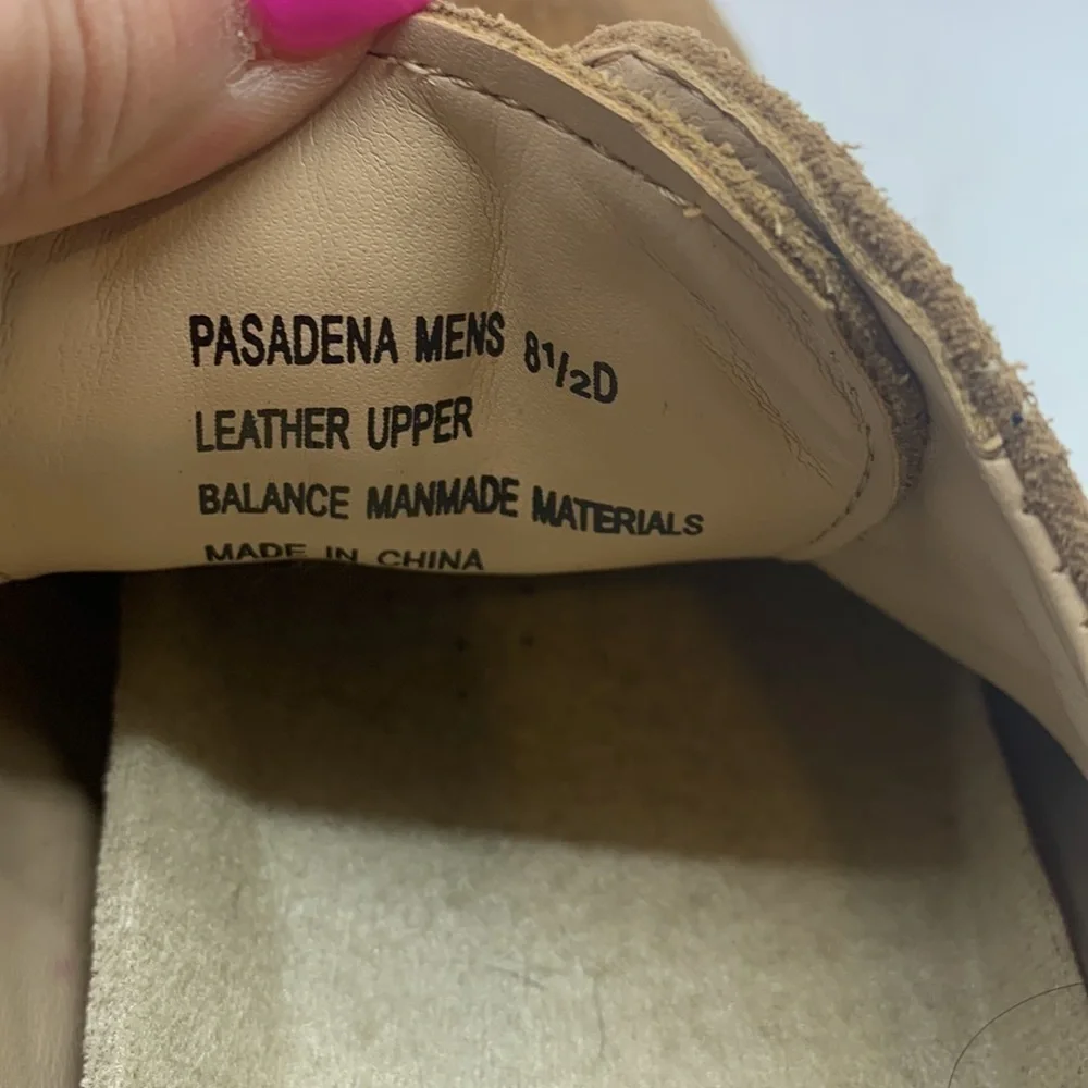 G.H. Bass Pasadena Tan Suede Oxford Sz 8.5D. MS1367C